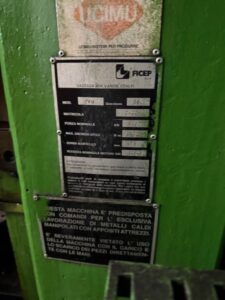 Винтовой пресс Ficep PVM 280 - 800 тонн (ID:76255) - Dabrox.com