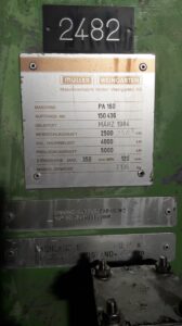Винтовой пресс Weingarten PA 160 - 250 тонн (ID:S85930) - Dabrox.com