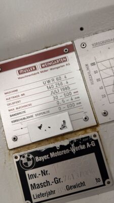 Размотчик-правильная машина Muller Weingarten UWR 60 (Фото 7)