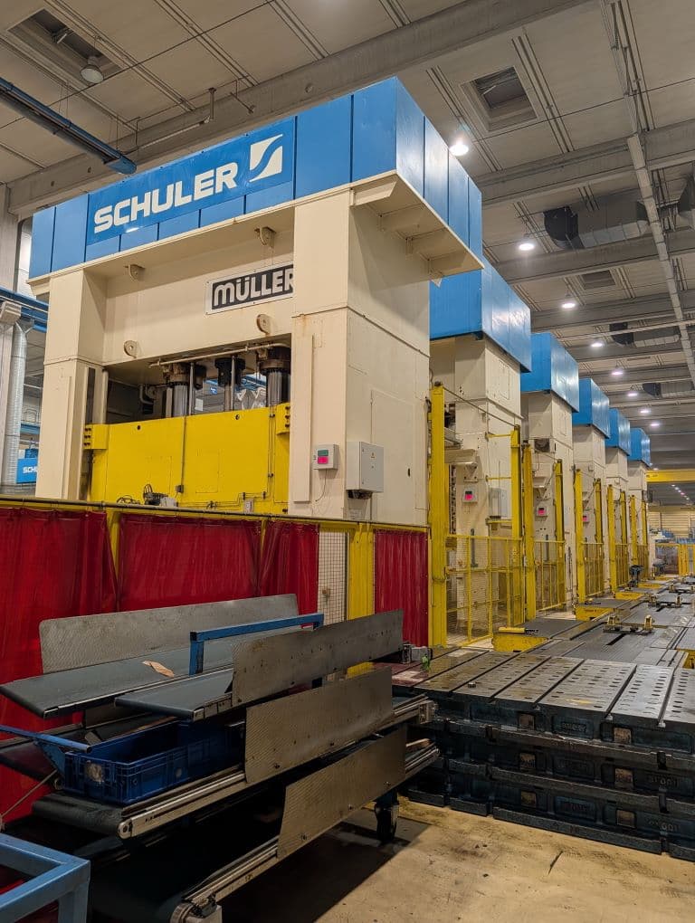 Stamping press line Fritz Muller 6P/5200 - 5200 тонн